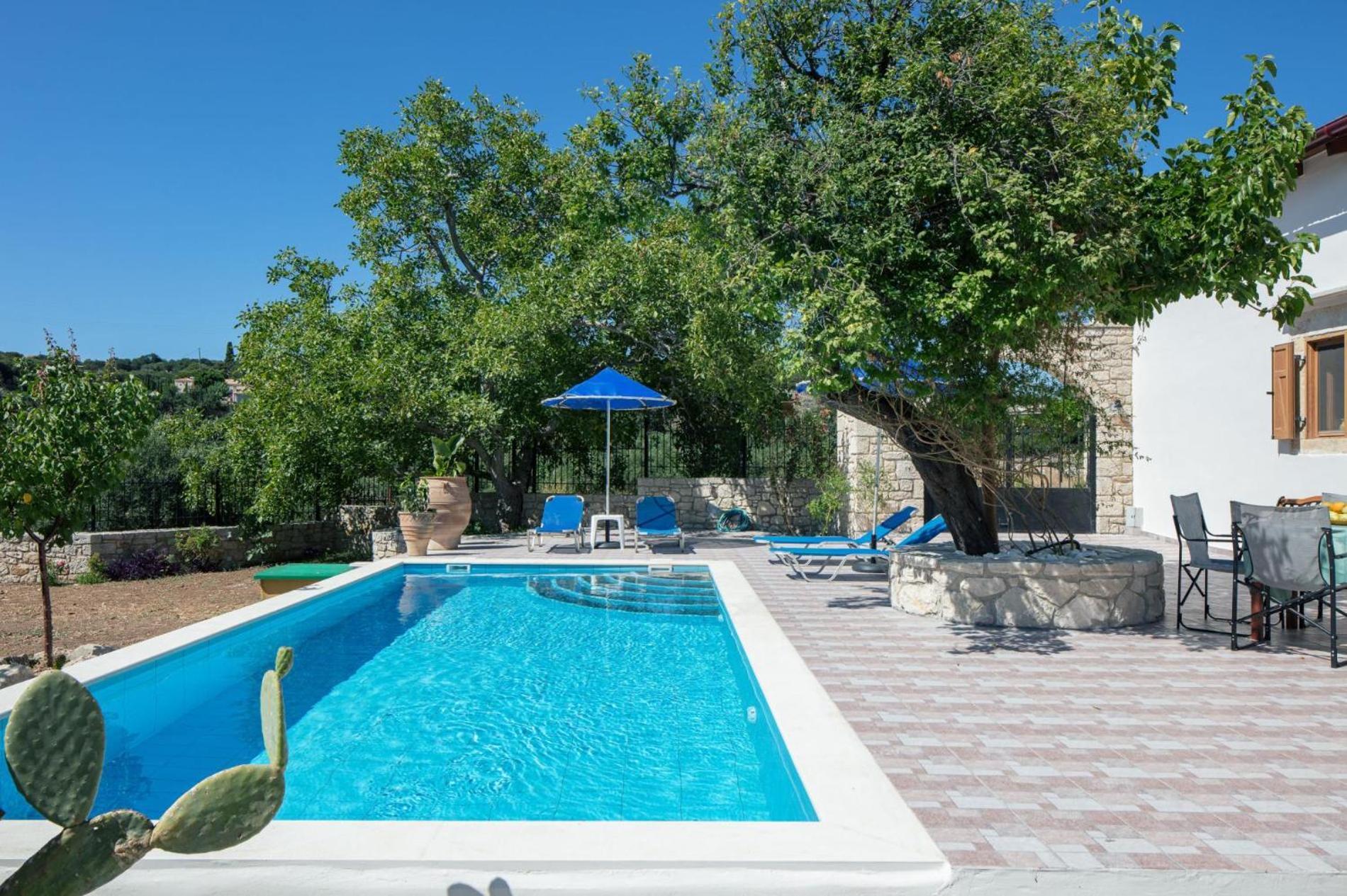 Silver Gem Villa With Private Pool Gerani Chanion Exteriér fotografie
